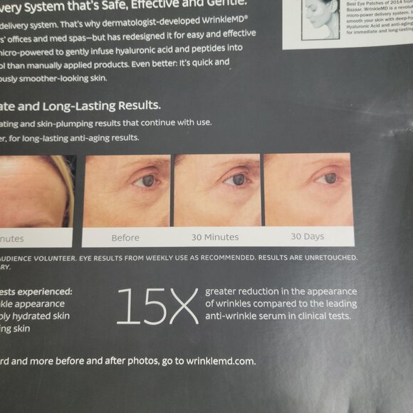 NIB WrinkleMD Brow Hyaluronic Acid Deep Infusion System (Imperfect Packaging) - Picture 6 of 8